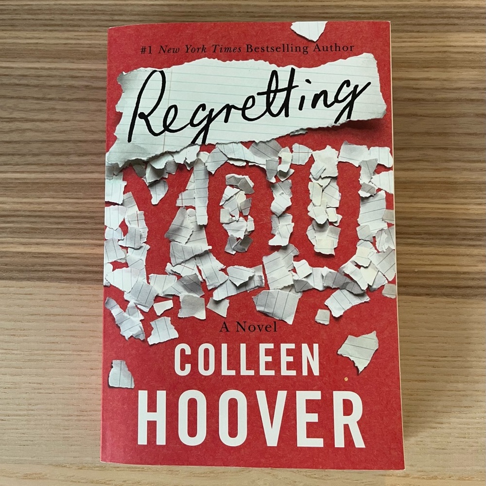 Colleen Hoover’s “Regretting You” Paperback Novel